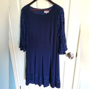 Laura Plus formal dress, navy blue